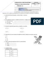 Matemáticas - 3er P - Guias Nivelación