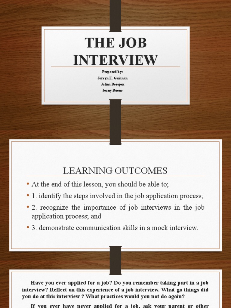 Job Interview Preparation Guide | PDF | Job Interview | Interview
