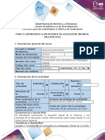 Guía de Actividades y Rúbrica de Evaluación-Paso 3 - Entrevista a un docente de educación infantil en ejercicio.docx