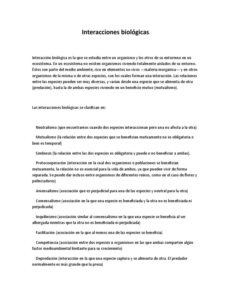Explorando las interacciones biológicas desde la competencia hasta el