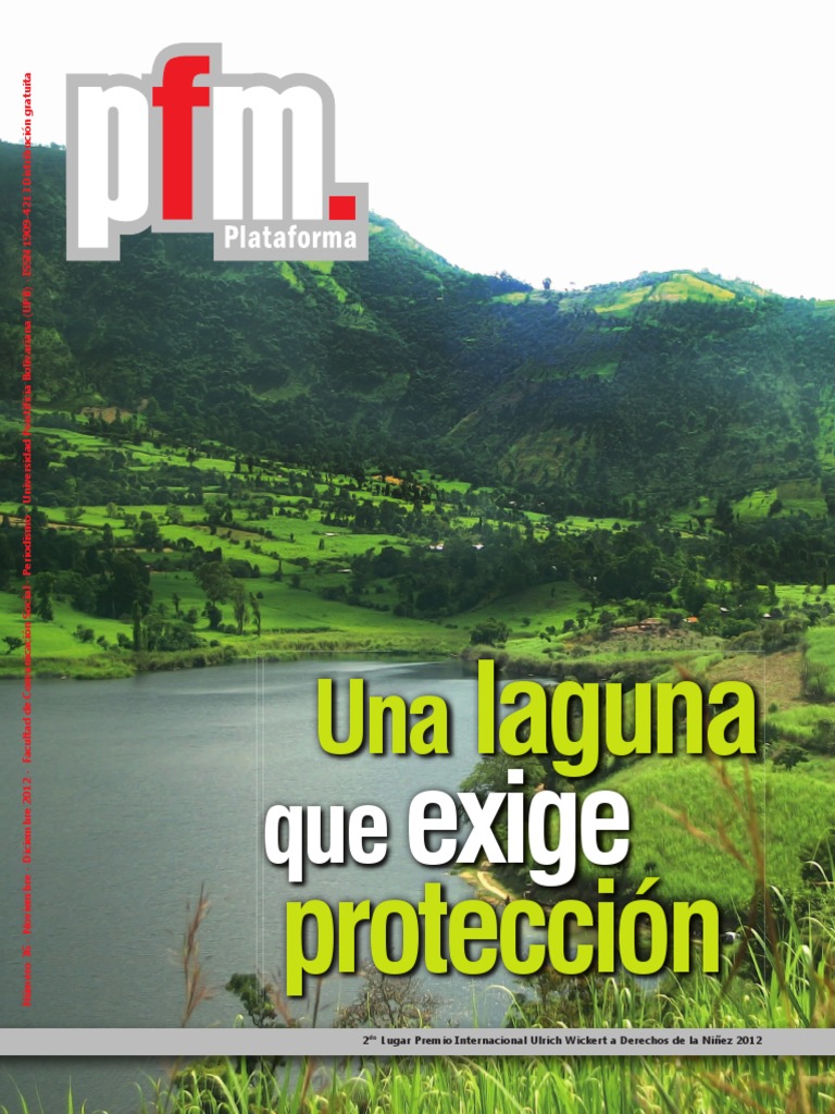 Una Laguna Que Exige Proteccion PDF | PDF | Biodiversidad | Entorno natural