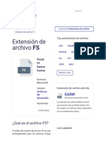 ¿Cómo Abrir Un Archivo FS - Extensión de Archivo .FS - File Extension .FS