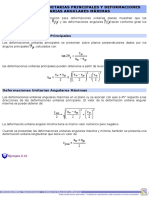 Deformaciones Unitarias Ppales y Angulares Máximas