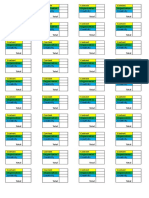 RUBRICS in PERDEV