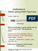 State Versus Path Functions