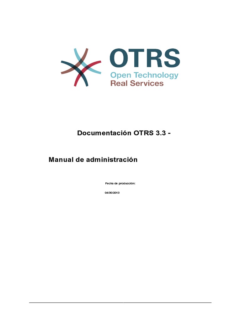 Otrs Admin Book - En.es PDF | PDF | Servidor SQL de Microsoft | Red mundial
