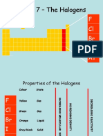 Group 7 - The Halogens: F CL BR I at