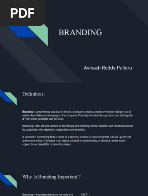 BRANDING 