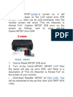 Canon MP287: Printer