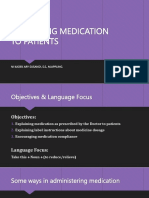 Explaining Medication To Patients: Ni Kadek Ary Susandi, S.S., M.App - Ling