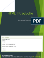 HTML Introduction