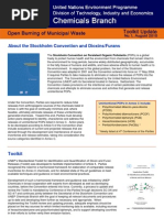 Download Open Burning of Municipal Waste Flyer 2010 by United Nations Environment Programme SN48311914 doc pdf