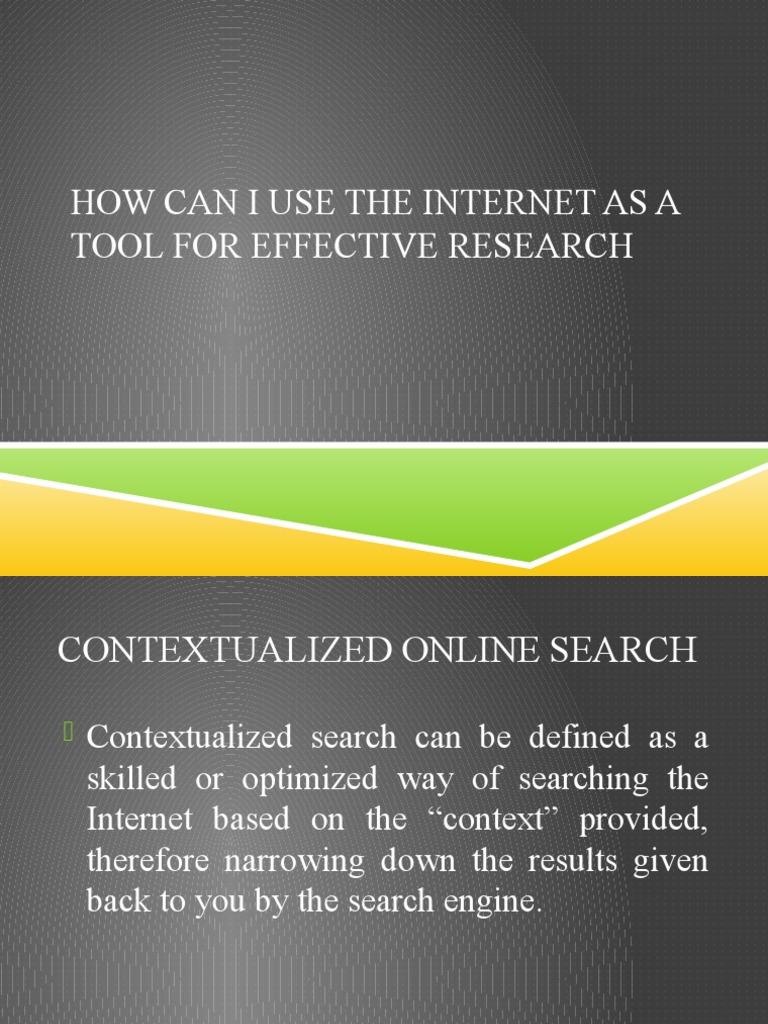 Effective Internet Research Techniques | PDF | Educational Technology ...