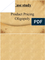 Case Study: Product Pricing Oligopoly