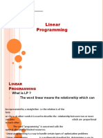 Linear Programming