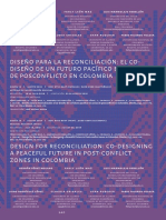 Diseño para La Reconciliación: El Co-Diseño de Un Futuro Pacífico en Zonas de Posconflicto en Colombia