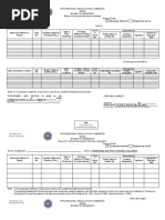 Professional Regulation Commision Board of Midwifery Record of Actual Deliveries Handled Graduate Midwife Registered Nurse