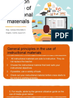 9 Selection and Use of Instructional Materials