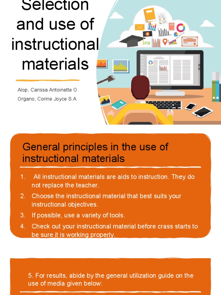 9 Selection and Use of Instructional Materials | PDF