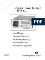 Electrophoresis Power Supply EPS 601