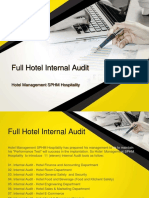 Full Hotel Internal Audit Tools