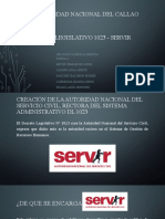 DECRETO LEGISLATIVO 1023 - Servir