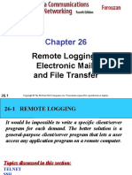 Remote Logging, Electronic Mail, and File Transfer