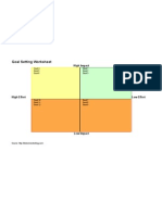 Goal Setting Worksheet