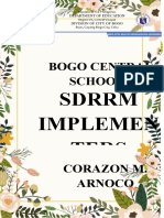 Bogo Central School I: SDRRM Implemen Ters