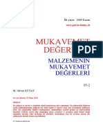05 2 Mukavemet Degerleri PDF