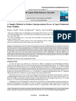 A Simple Method To Reduce Interpretation Error of Ages Estimated From Otoliths