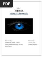 Remote Sharing Application