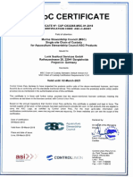 Asc Coc Certificate: Controun O