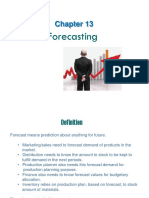 CHP 13 Forecasting Lecture