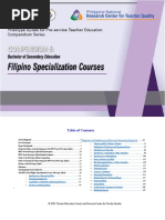 Filipino Prototype Syllabi Compendium