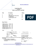 Sample Paper 2013 Class IX Subject: Information Technology: Instructions