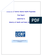 Evaluation of DMHP Icmr Report For The Ministry of HFW