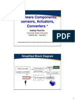 Hardware Components: Sensors, Actuators, Converters: Simplified Block Diagram