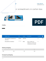 Set of Electronic Screwdrivers in Carton Box: Profiles