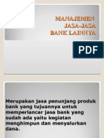 Manajemen Jasa Bank Lainnya 5