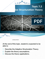 Topic 7.2 Adaptive Structuration Theory: @2018 Nuredayukhairienorhafezahjamilah/172/Scca1023/8.2-1
