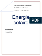 Énergie Solaire