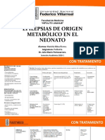 EPILEPSIAS DE ORiGEN METABOLICO EN EL NEONATO