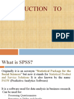 7. Introduction to SPSS and use of Softwares.pptx