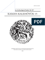 Kaman-Kalehöyük 15: Anatolian Archaeological Studies Vol. XV