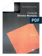 Curso de Direito Romano Volume I Eduardo Vera Cruz Pinto PDF