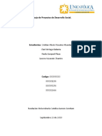 Trabajo de Proyectos de Desarrollo Social