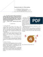 Numerical Study Ofa Tesla Turbine