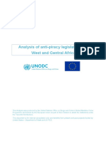 Analysis of Anti-Piracy Legislations in West and Central Africa