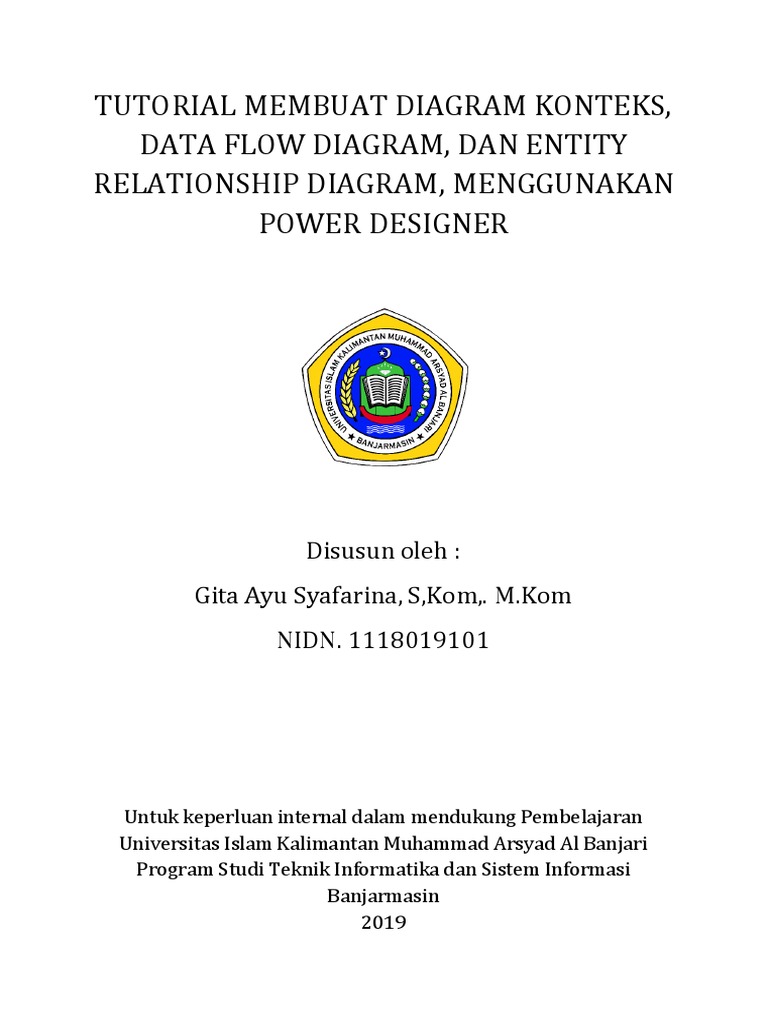 Tutorial Power Designer: Diagram Konteks | PDF | Komputer